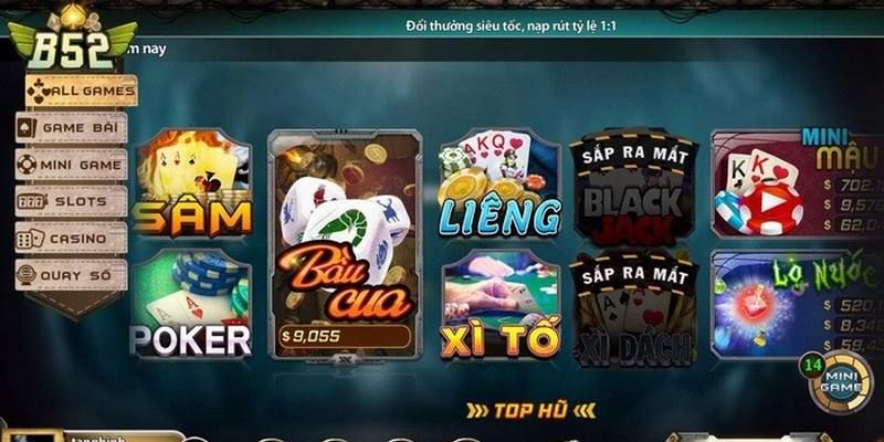 Top những game bài B52 hot hit nhất